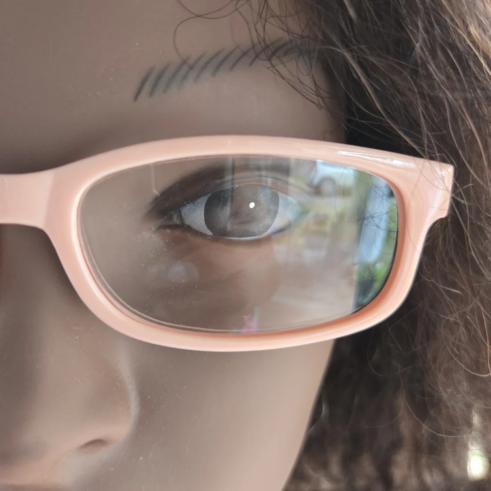 Women's blush pink floral arms 2.0 reading glasses